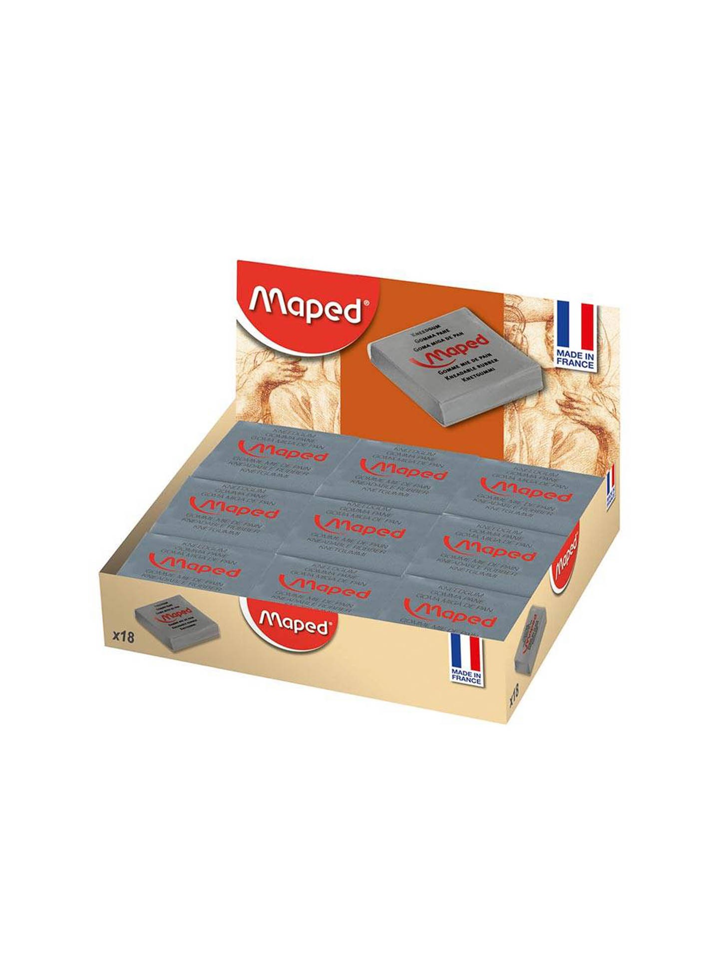Borracha Maped Miolo De Pao