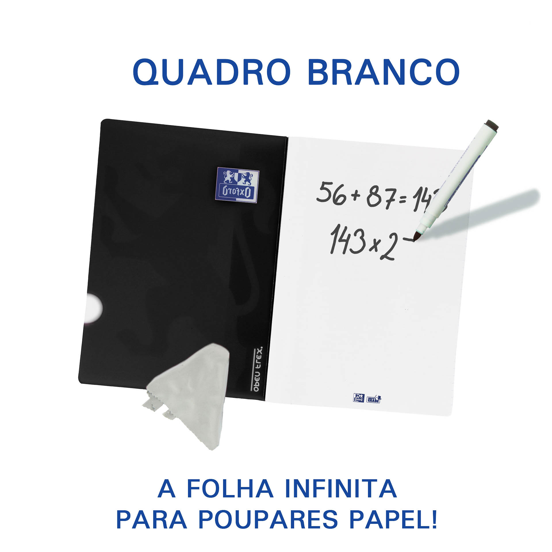 Caderno Agrafado Oxford Pautado A4 48 Folhas 90gr