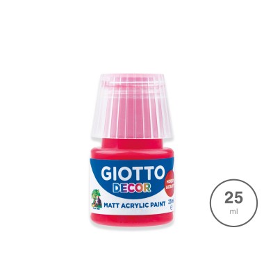 Tinta Acrílica Giotto Decor Vermelho 25ml