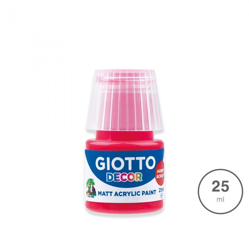 Tinta Acrílica Giotto Decor Vermelho 25ml Tinta Acrílica Giotto Decor Vermelho 25ml
