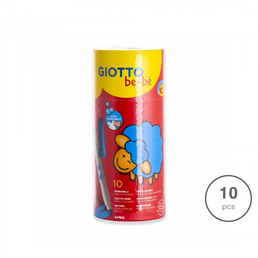 Giotto Be-Bé Marcadores 10 Unidades Giotto Be-Bé Marcadores 10 Unidades