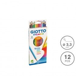 Lpis Cor Giotto Stilnovo 3.3mm 12 Cores