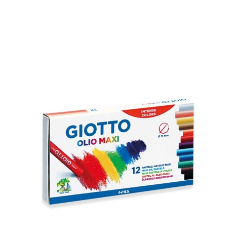 Giotto Pastel Óleo Maxi 11mm 12 Cores - Image product