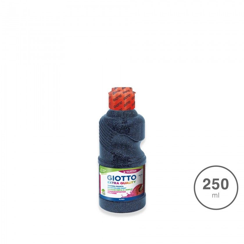 Guache Giotto Extra Quality Glitter Azul Escuro 250ml