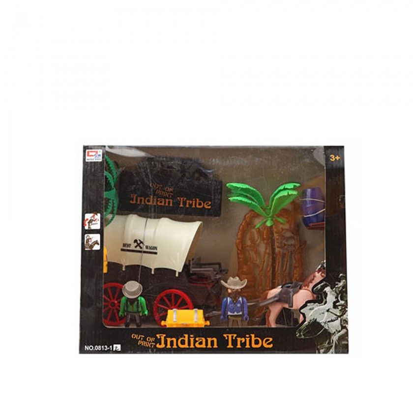 Conjunto Índios E Vaqueiros 32X25CM Conjunto Índios E Vaqueiros 32X25CM