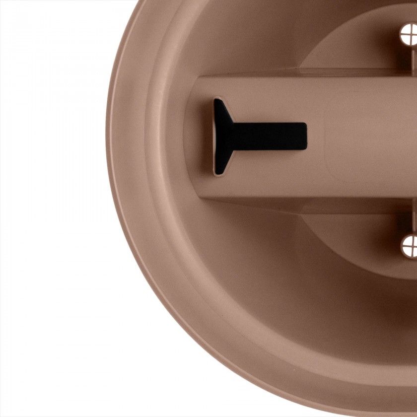 Vaso Capri Varanda �30X30cm 10L Tortora Mate