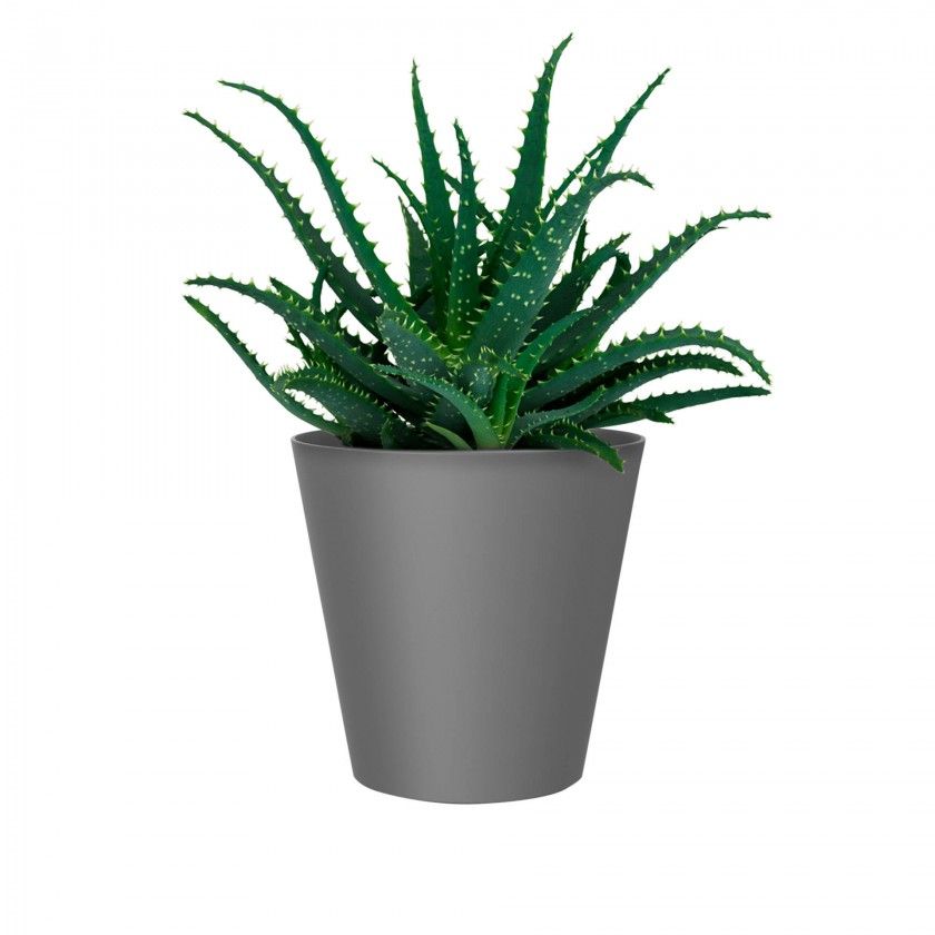 Vaso Porto 14.3X14cm 1.5L Tortora Mate