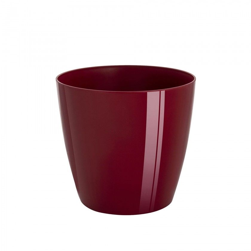 Vaso San Remo Com Rodas 36X33.5cm 25L Vermelho Escuro