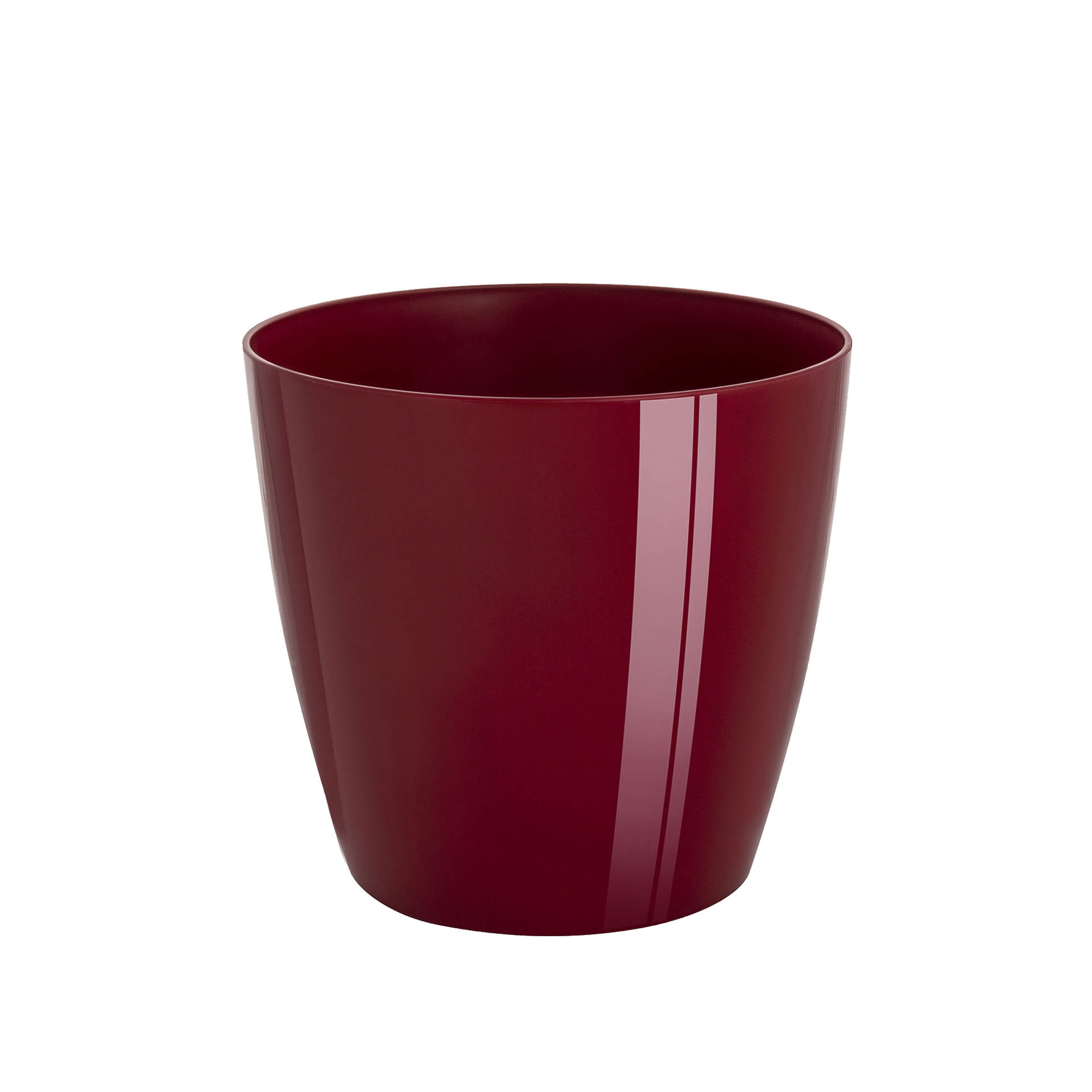Vaso San Remo Com Rodas Ø36X33.5cm 25L Vermelho Escuro