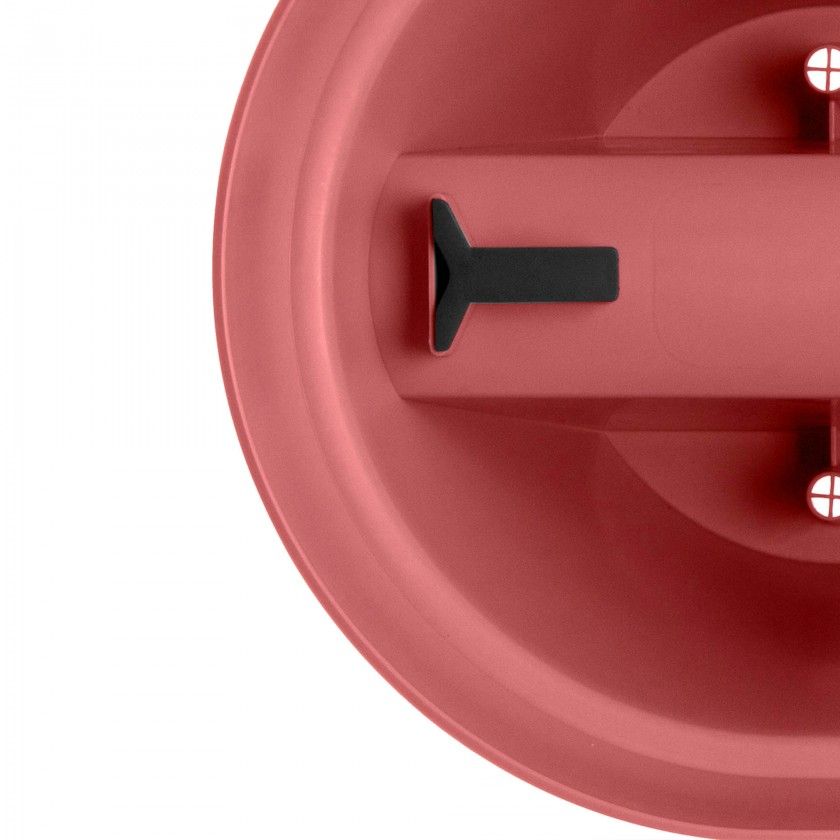 Vaso Capri Varanda �30X30cm 10L Vermelho Escuro