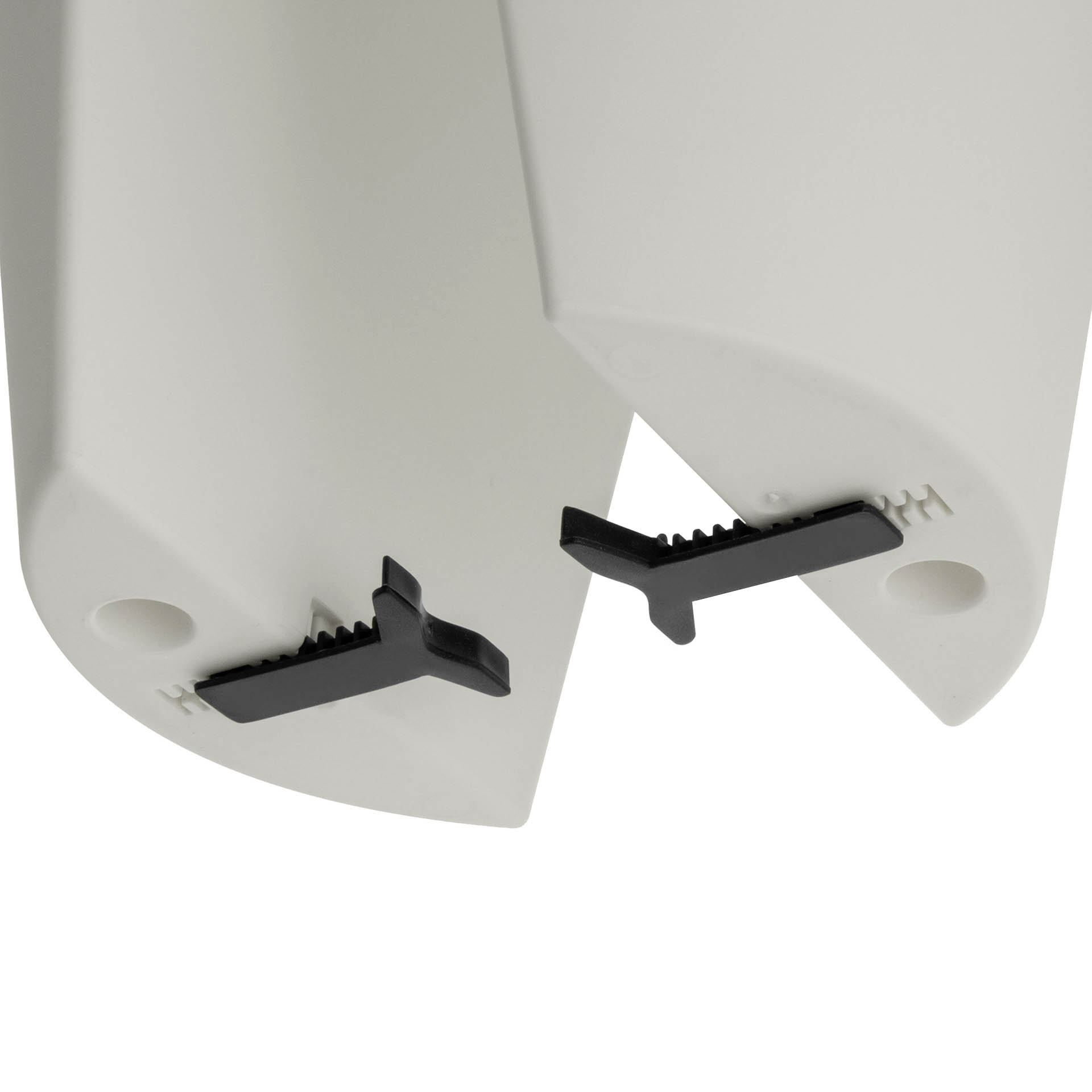 Vaso Capri Varanda Ø30X30cm 10L Cinza Claro