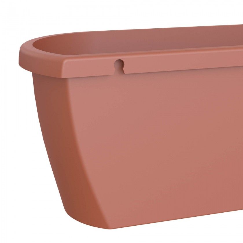 Floreira Algarve Parede 38.5X14.2X14.5cm 5L Terracota Floreira Algarve Parede 38.5X14.2X14.5cm 5L Terracota