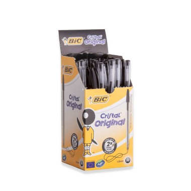 Esferográfica Bic Cristal Original Preto