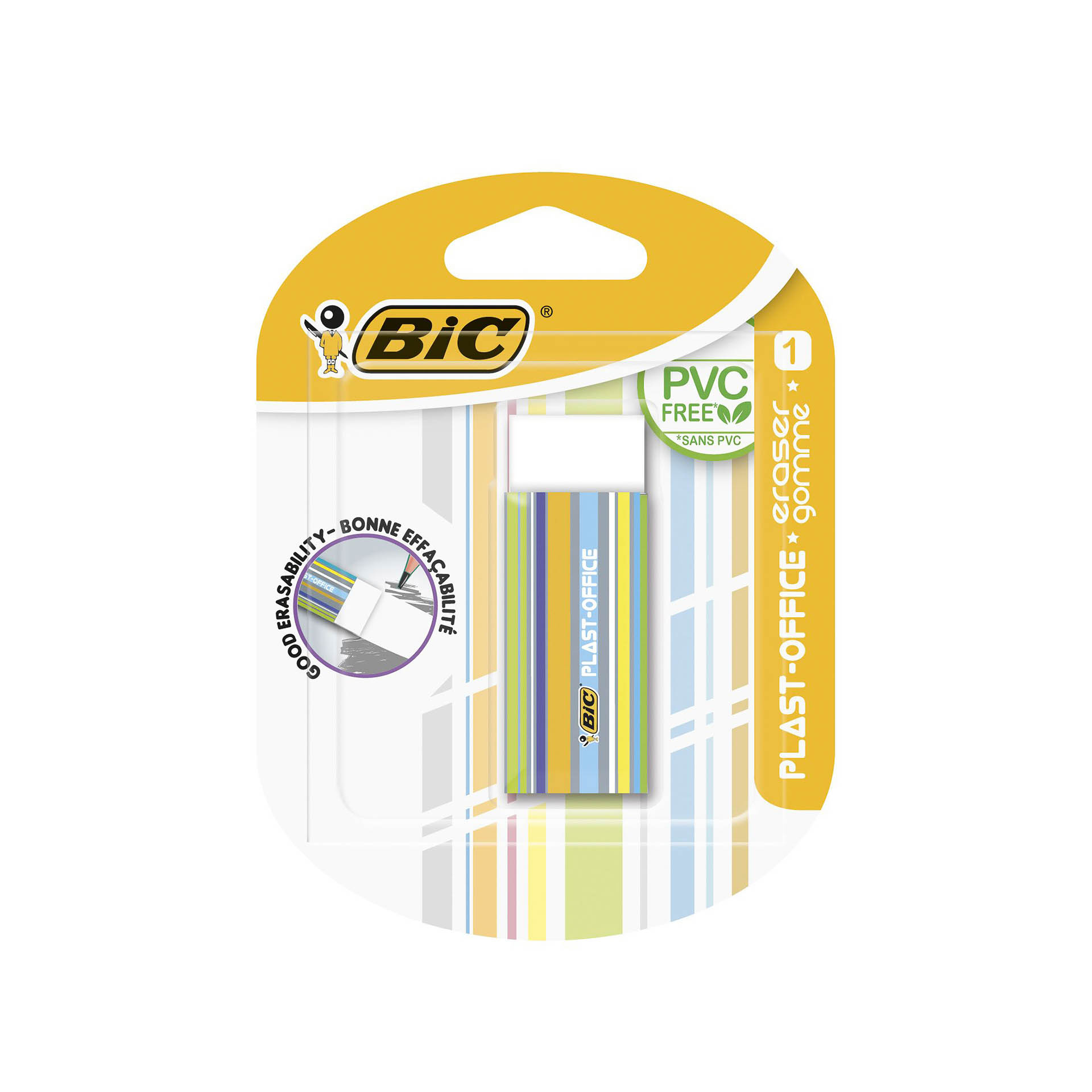 Borracha Bic Plastoffice Branca