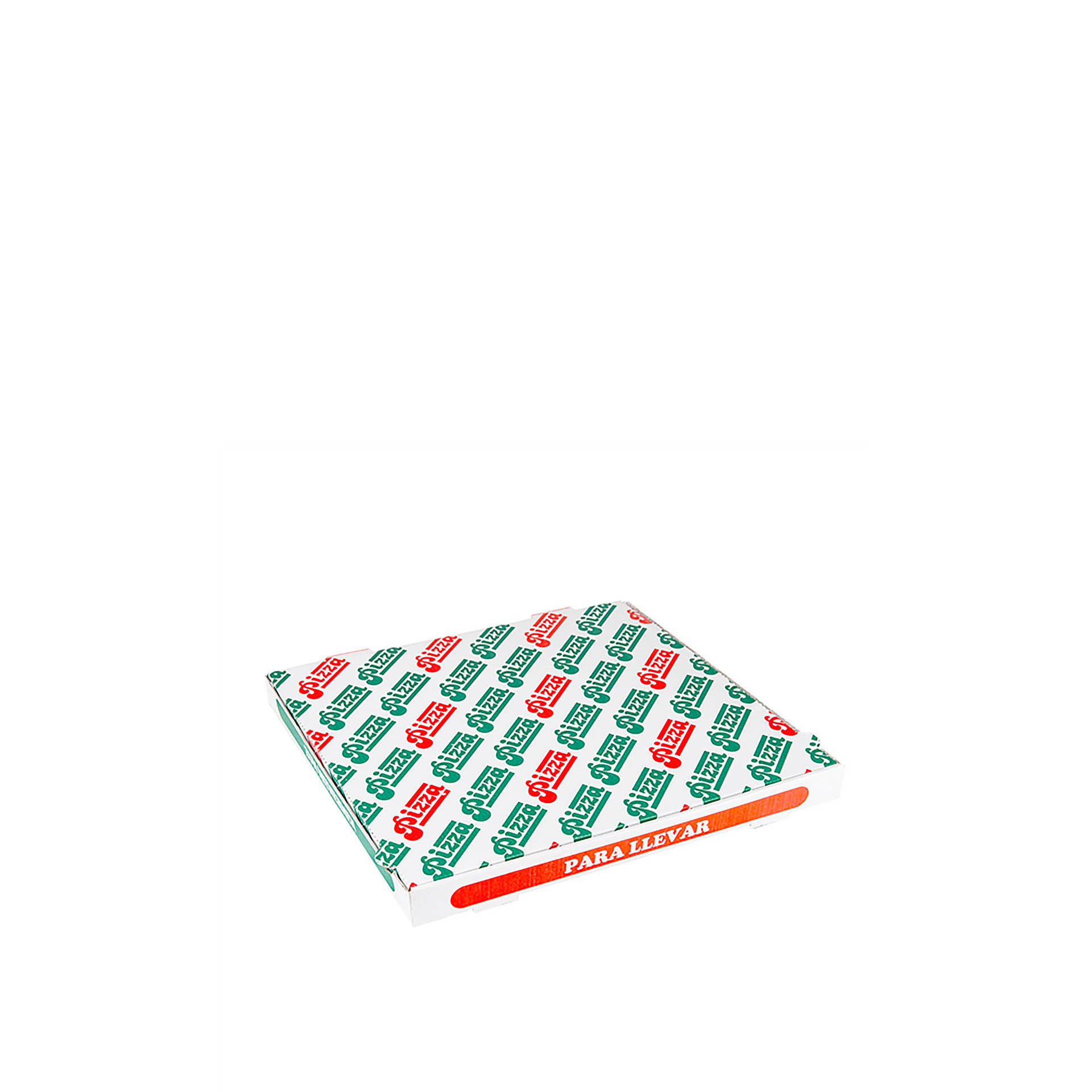 Caixa Cartão para Pizza 40X40X3.5cm Pack 100