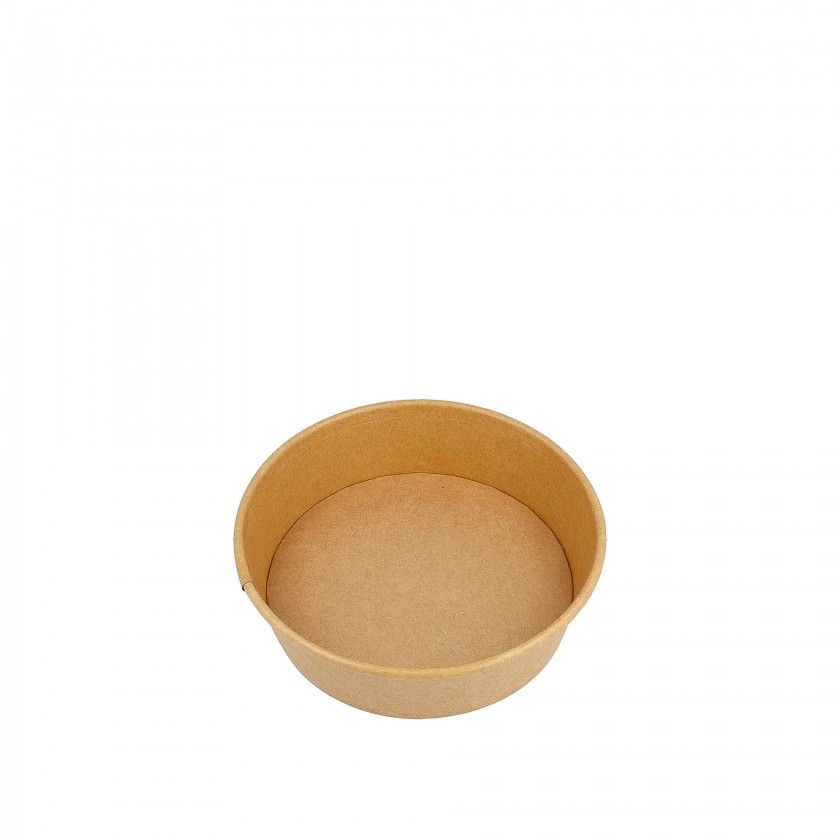 Saladeira Cartão Kraft Redondo 1300ml 18.7X8cm Pack 50 Saladeira Cartão Kraft Redondo 1300ml 18.7X8cm Pack 50