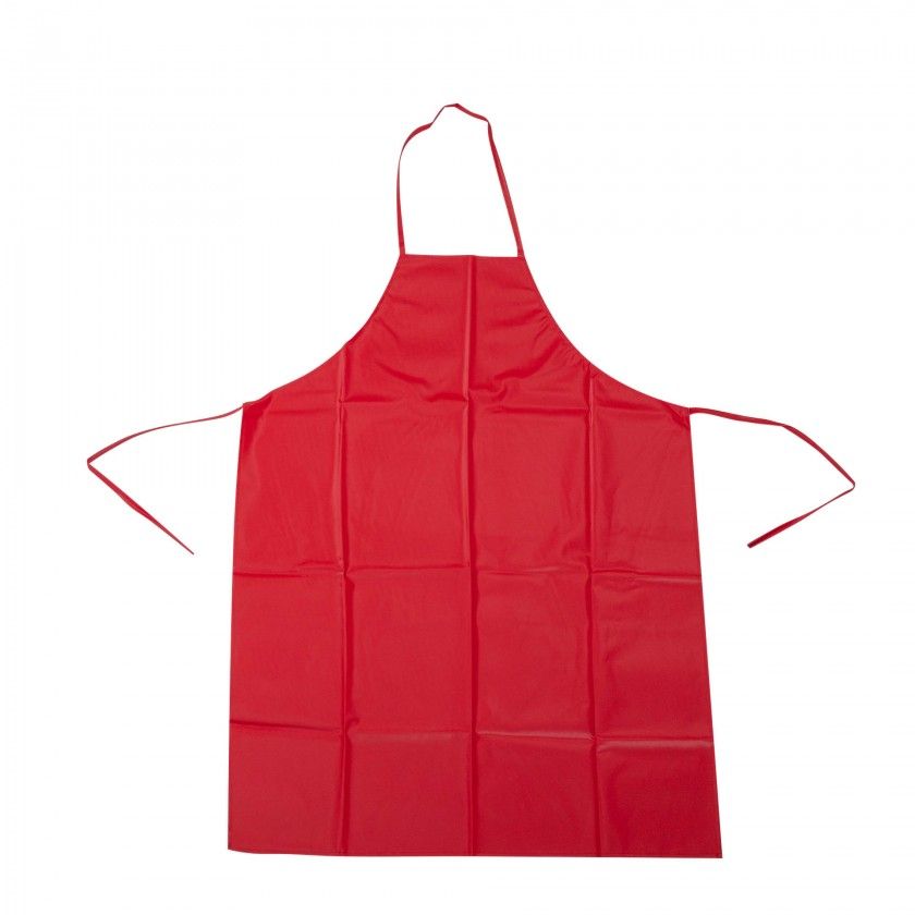 Avental Tela Plstico Pvc Vermelho 67X91cm