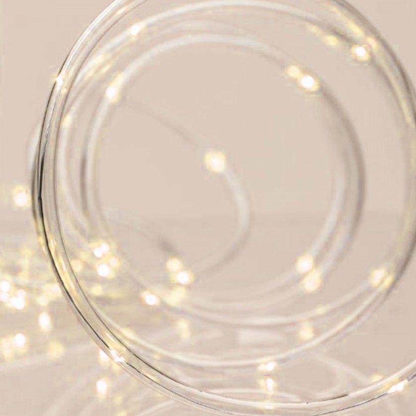 Tubo Com 50 Leds Branco 5M Tubo Com 50 Leds Branco 5M