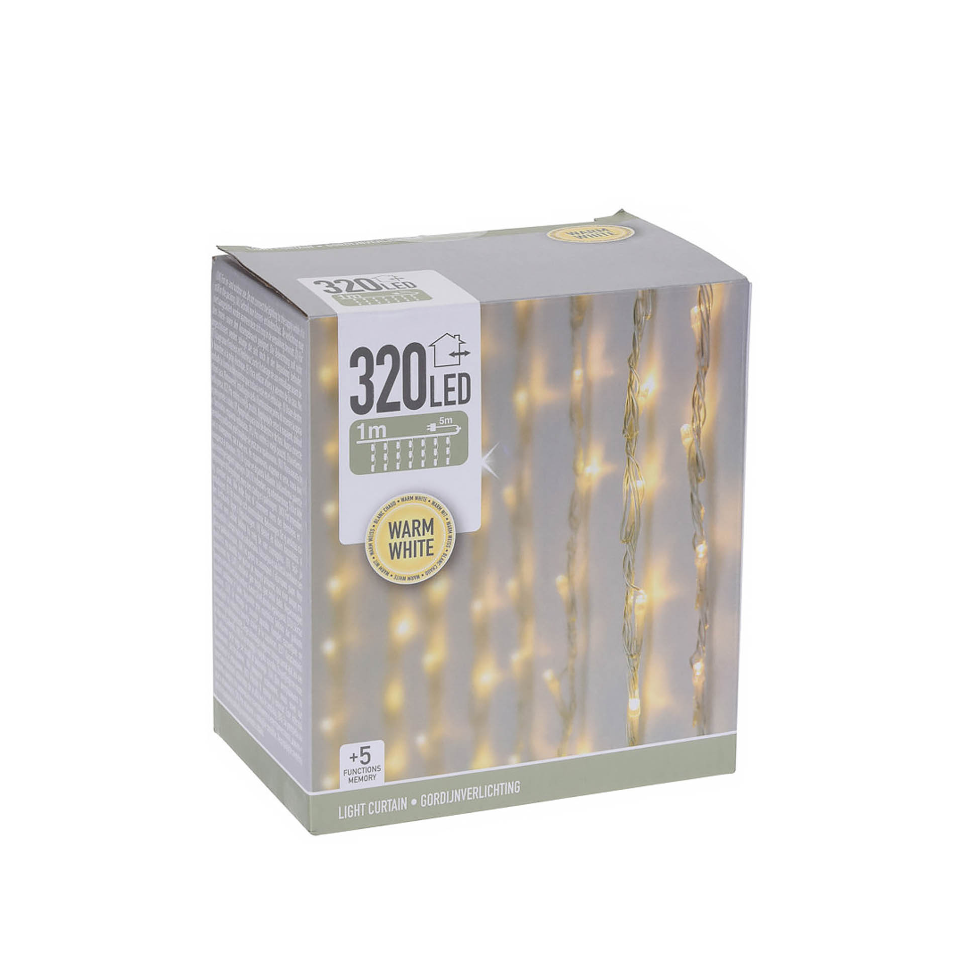 Iluminação Em Cortina Com 320 Leds 100X200CM
