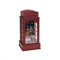 Farol Madeira Com 10Leds Vermelho