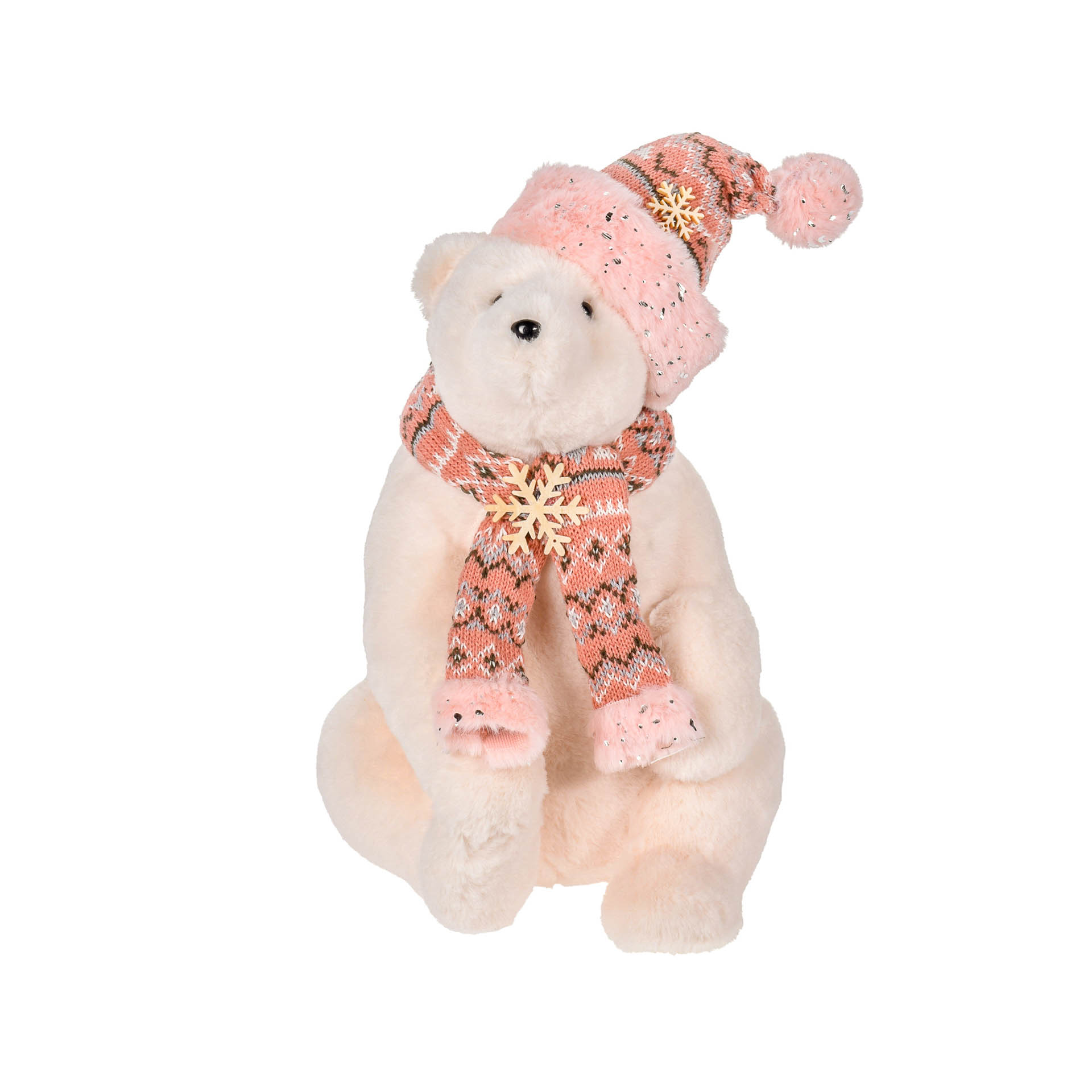 Urso Polar Rosa 35CM