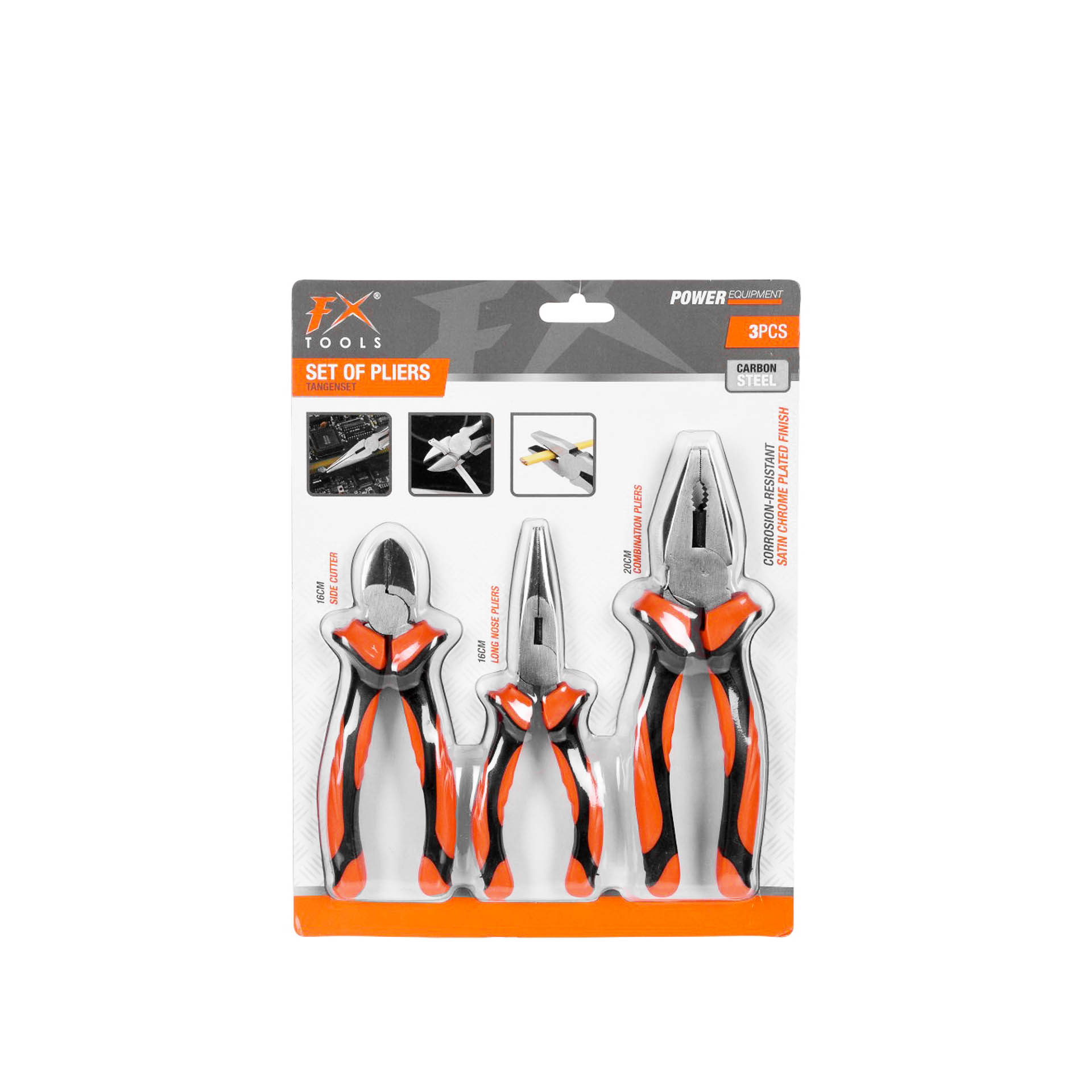 Conjunto De Alicates 3 Peças