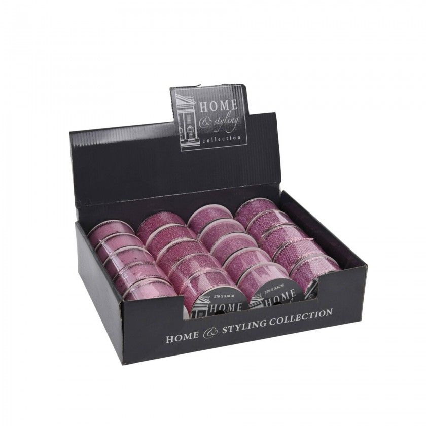Fita Embrulho Rosa 270X4CM