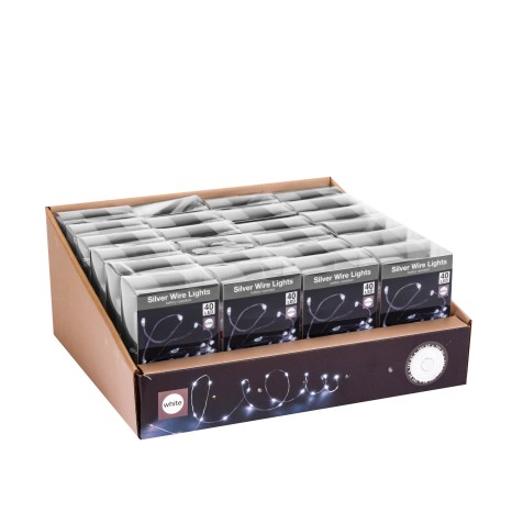 Grinalda 40 Leds Luz Fria - Image product