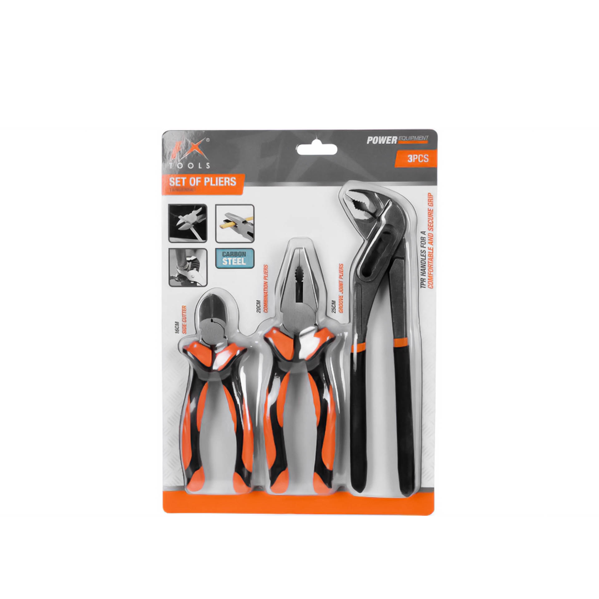 Conjunto De Alicates 3 Peças