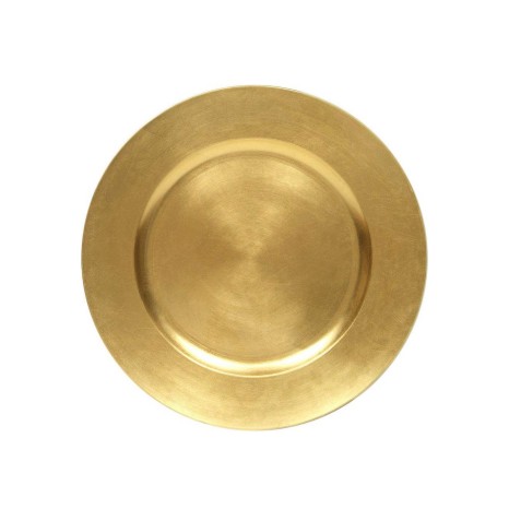 Prato Marcador Dourado Ø33CM - Image product