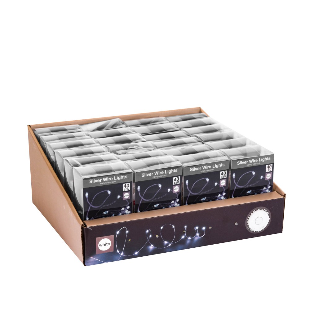 Grinalda 40 Leds Luz Fria