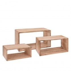 Conjunto 3 Estantes Madeira