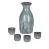Decanter + 4 Copos Ceramica Azul Decanter + 4 Copos Ceramica Azul