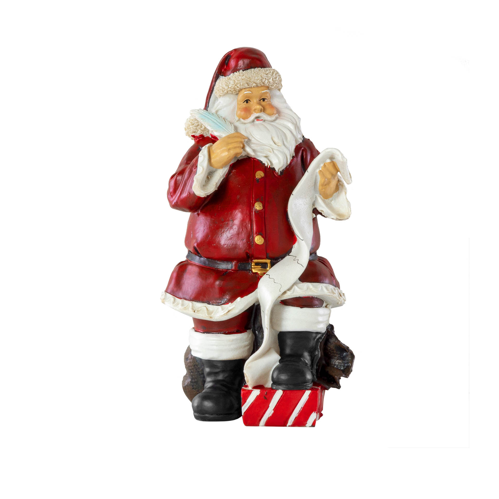 Pai Natal Com Pergaminho 21CM