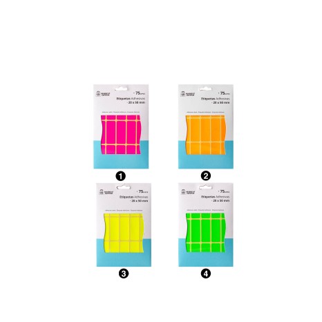 Etiquetas Adesivas 20X50mm Pack 75 - Image product