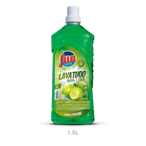 Detergente Lava Tudo Fun Lima 1500ml - Image product
