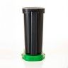 Balde Lixo Eco Preto com Base / Aro Verde 30l 49X24.5X34cm