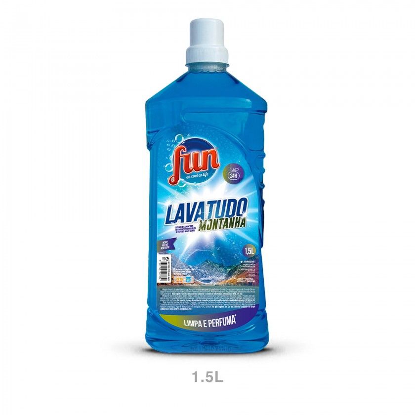 Detergente Lava Tudo Fun Montanha 1500ml Detergente Lava Tudo Fun Montanha 1500ml