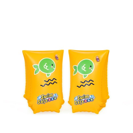 Braçadeira Natação Ar Insuflável Amarelo 30X15cm - Image product