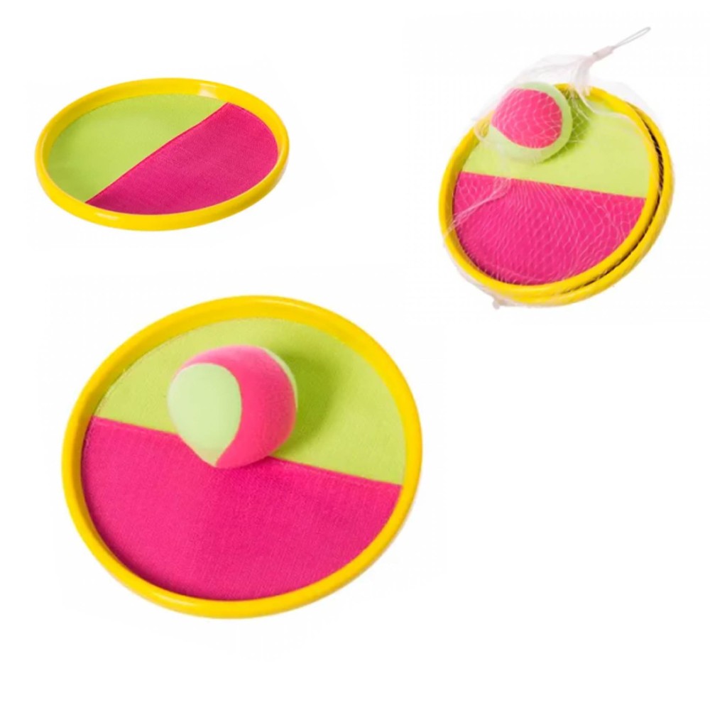 Conjunto Raquete com Velcro + Bola 19cm