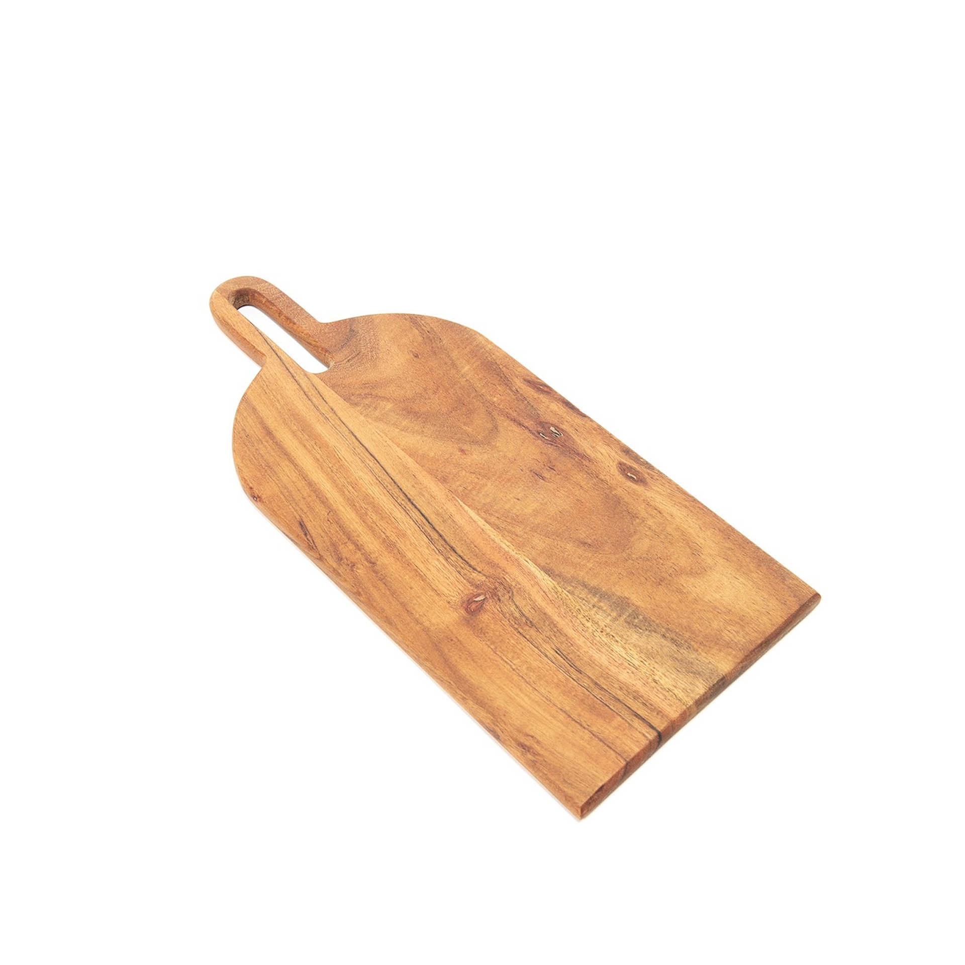 Tábua Cortar / Servir Madeira Natural com Pega 45X20X1.5cm