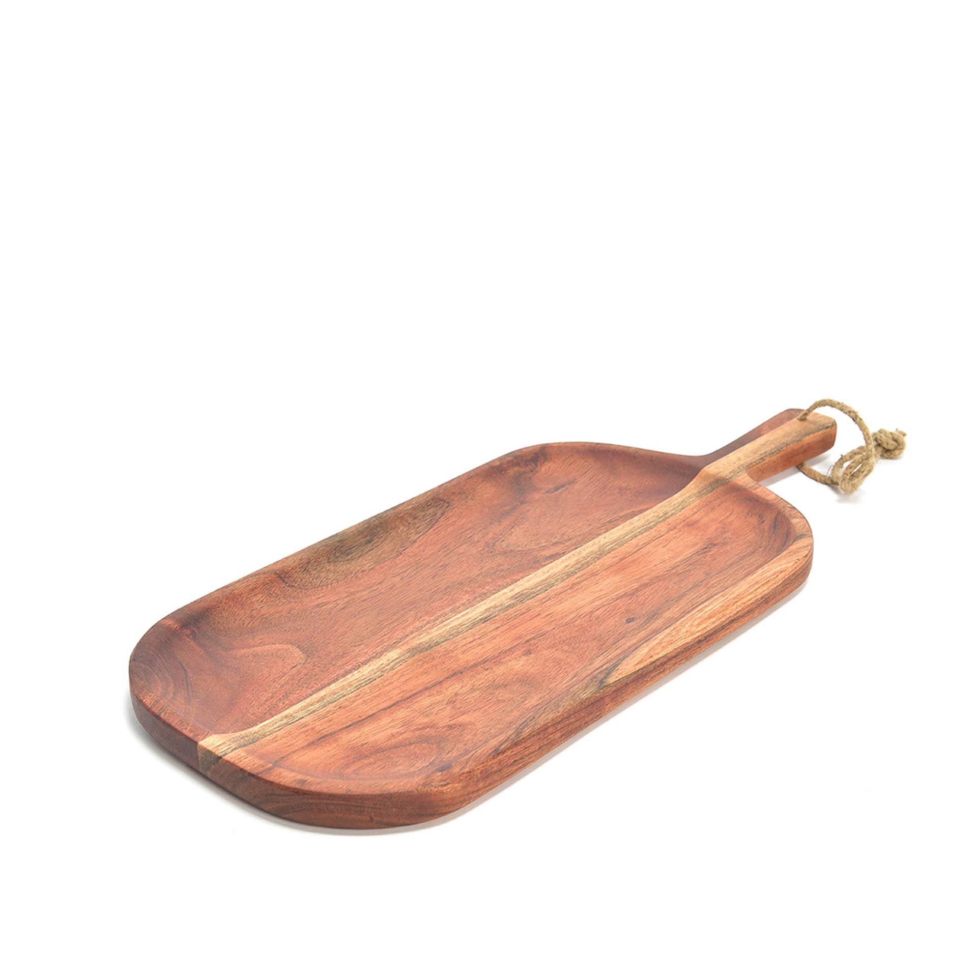 Tábua Cortar / Servir Madeira Natural com Pega 49X21X2.5cm