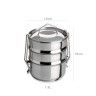 Marmita Inox Fundo Térmico Cookware Tripla 1500ml 12X16cm Marmita Inox Fundo Térmico Cookware Tripla 1500ml 12X16cm