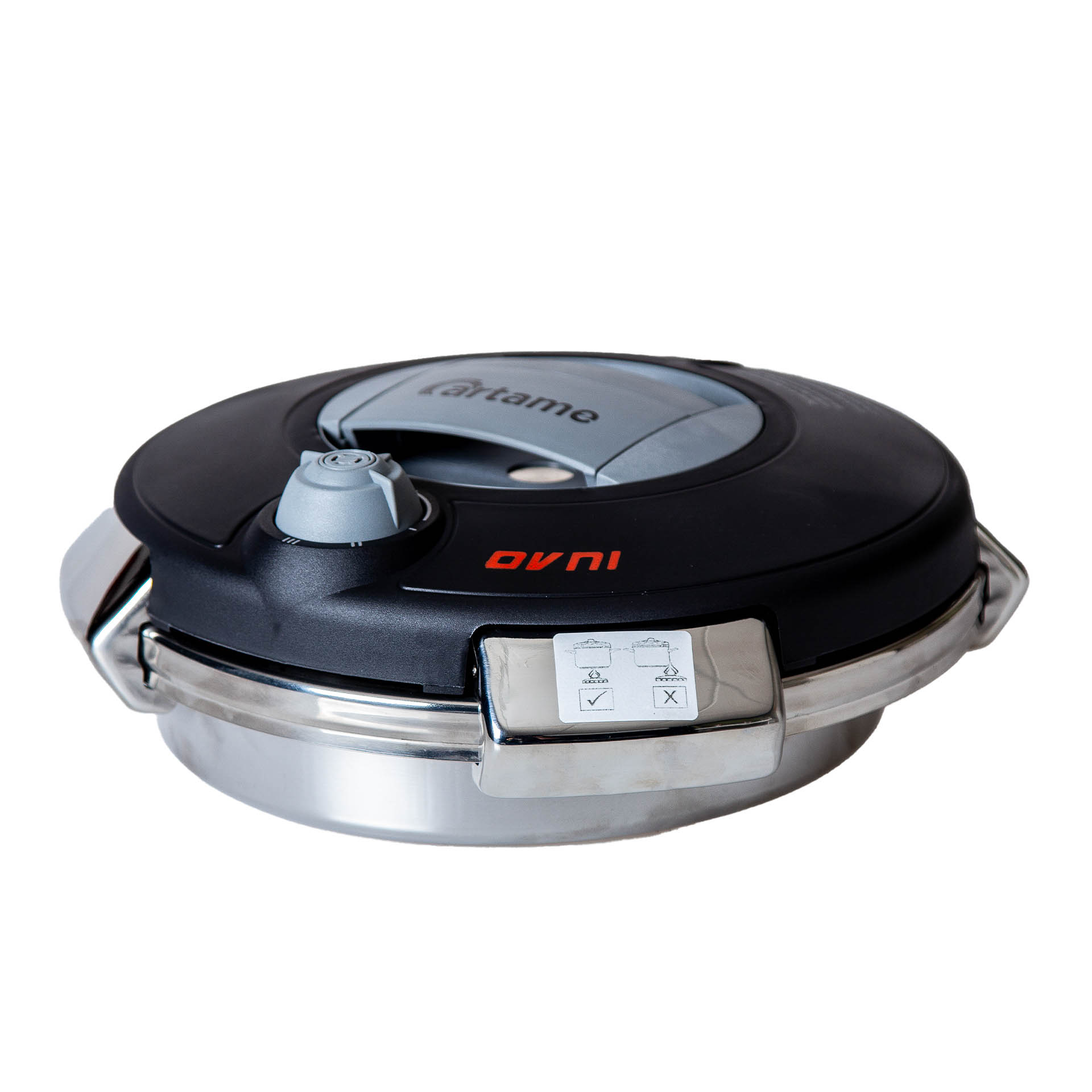 Panela Pressão Inox Ovni Redonda 8L 24X18.5cm