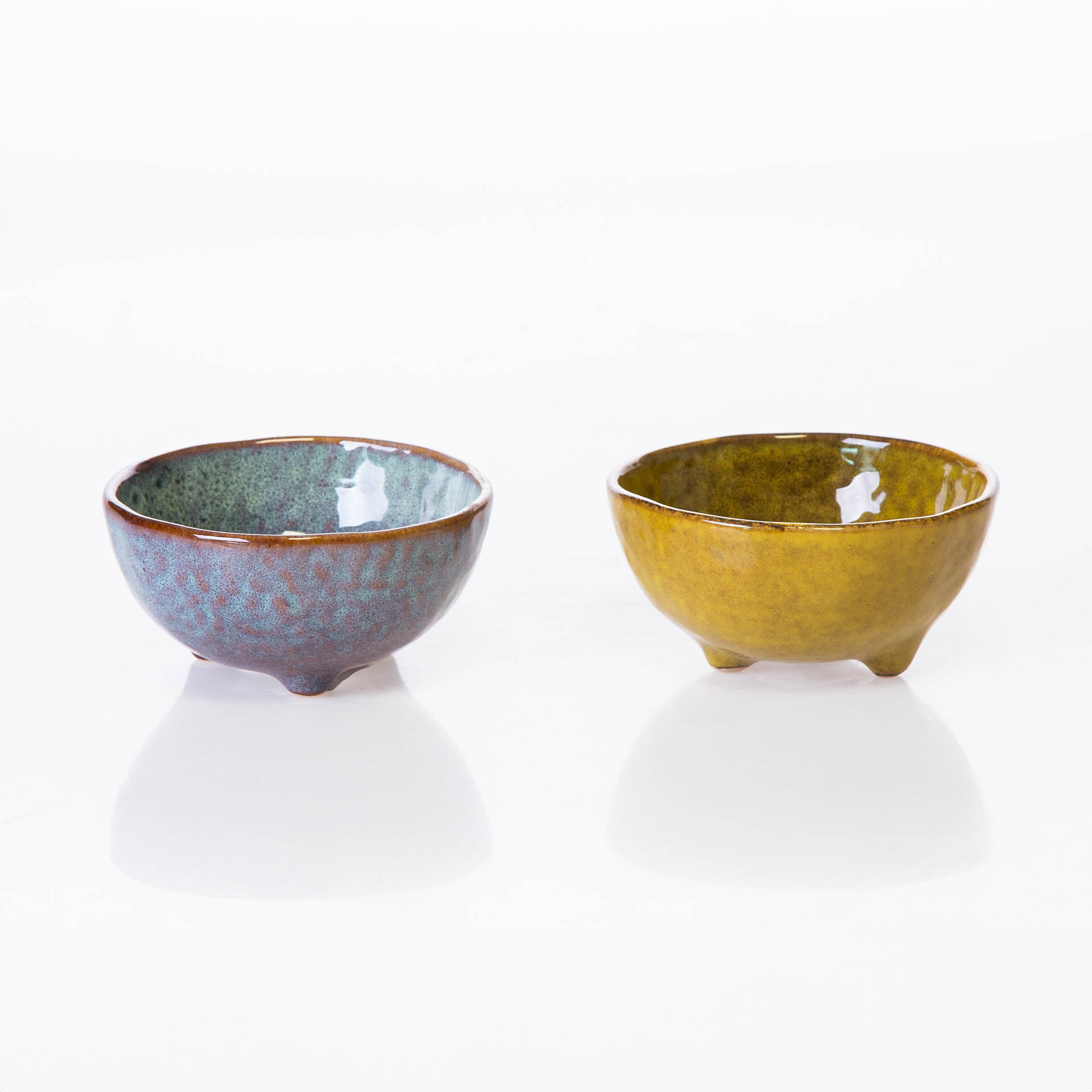 Taça Porcelana Serton Redondo Amarelo 750ml 8.5X4.5cm