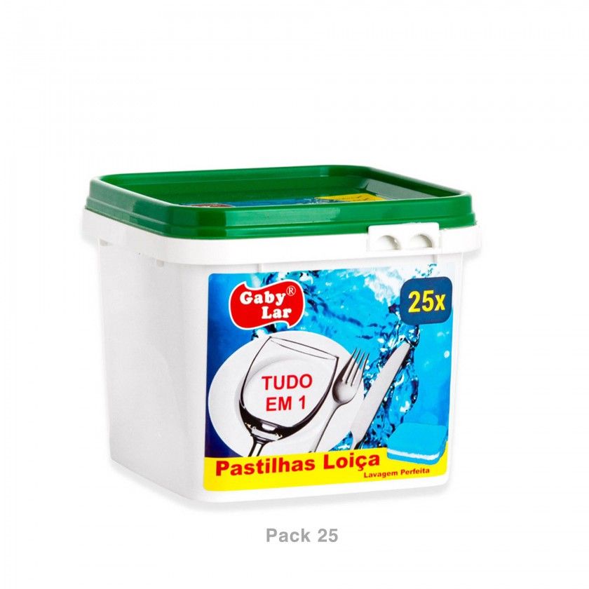 Pastilha Lava Loiça Gabylar Pack 25 Pastilha Lava Loiça Gabylar Pack 25