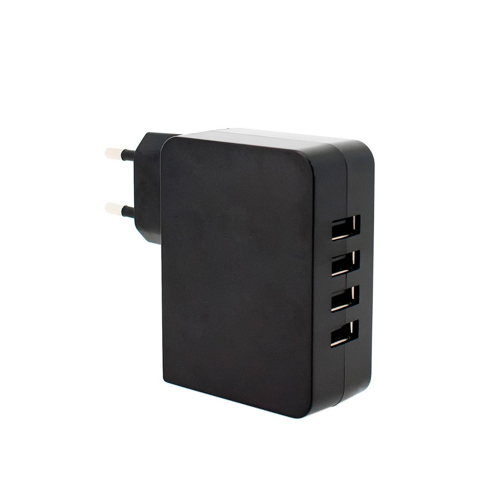Carregador 4 Portas Usb 9.3X7.5X2.9cm