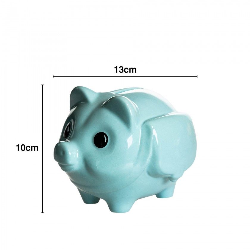 Porco Mealheiro Vidrado 13X10cm