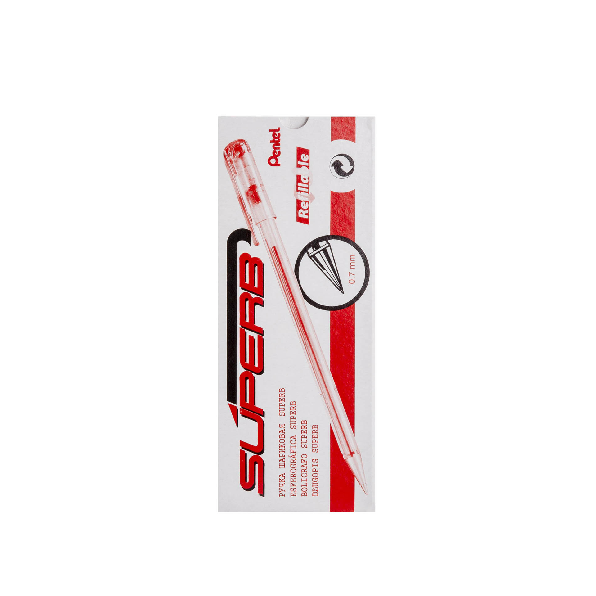 Esferográfica Pentel Vermelho 0.7mm