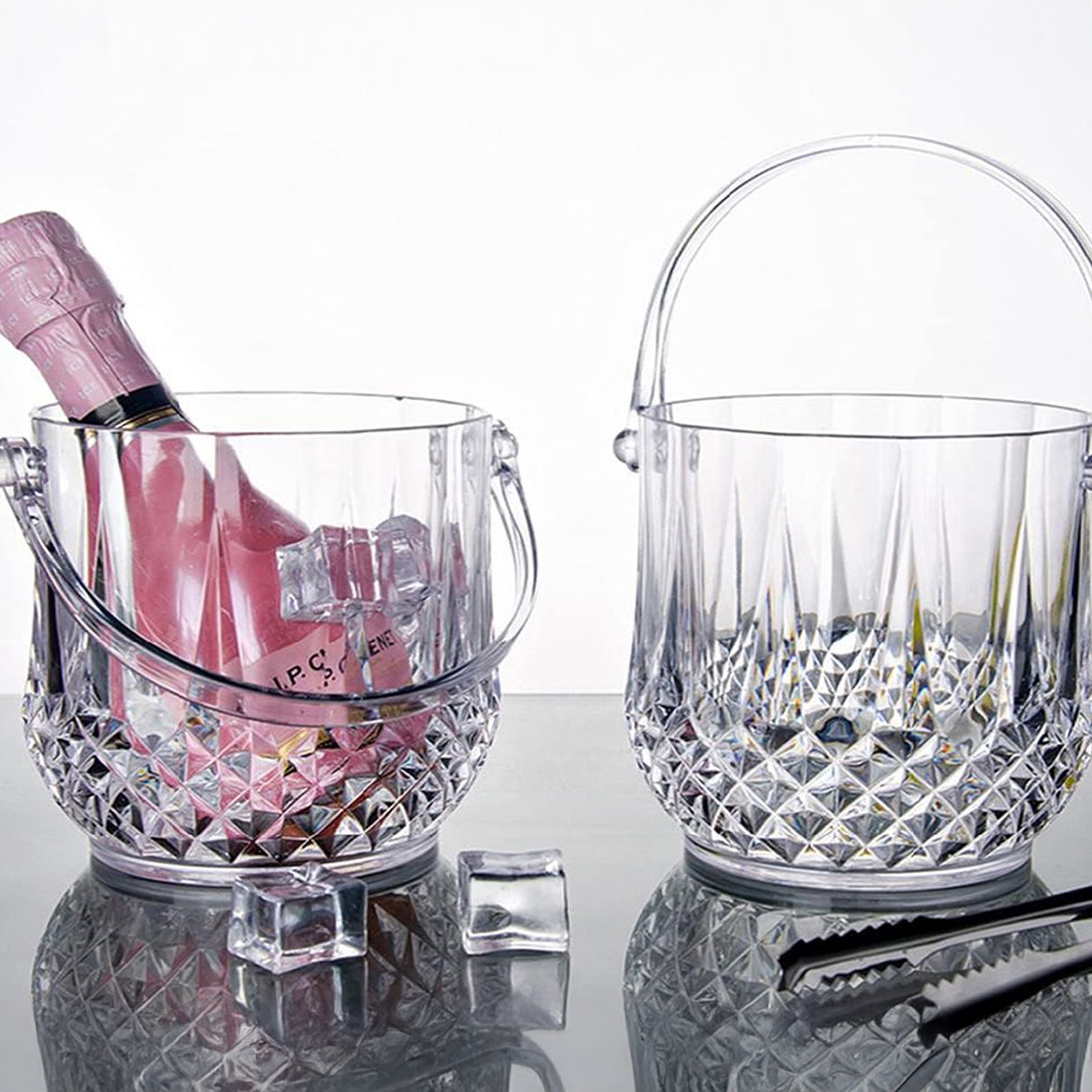 Balde Gelo Poliestireno com Asa 12X13cm